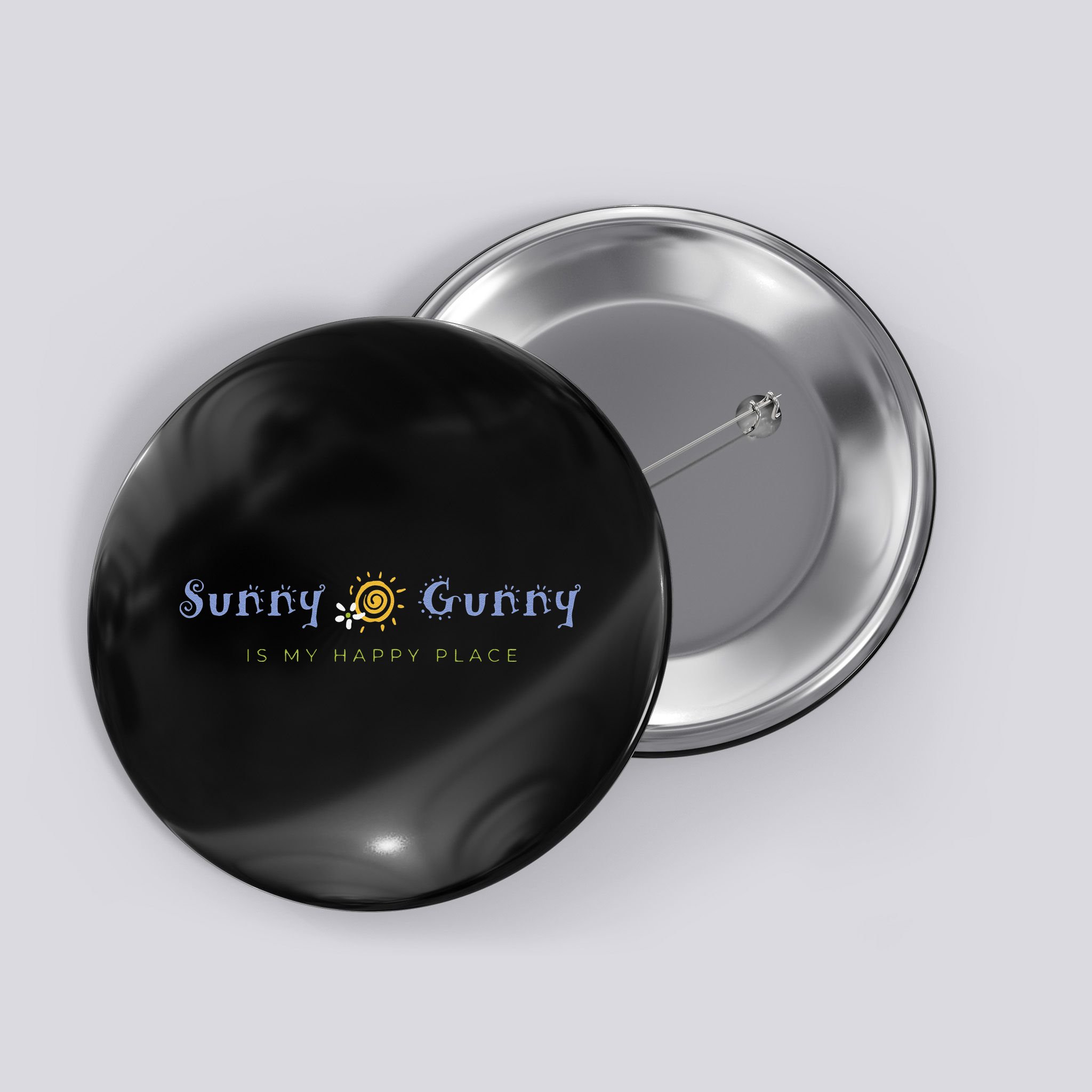 Sunny Gunny Is My Happy Place Colorado Gifts Button