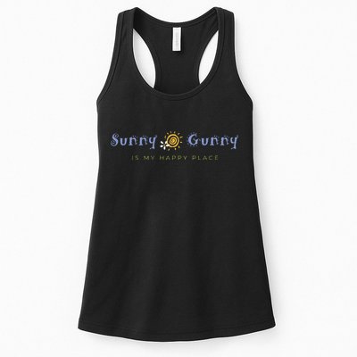 Sunny Gunny Is My Happy Place Colorado Gifts Womens Tank Top