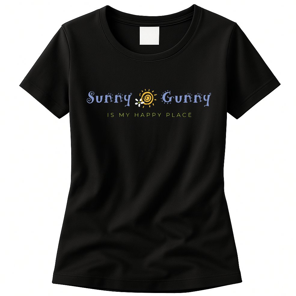 Sunny Gunny Is My Happy Place Colorado Gifts Womens T-Shirt