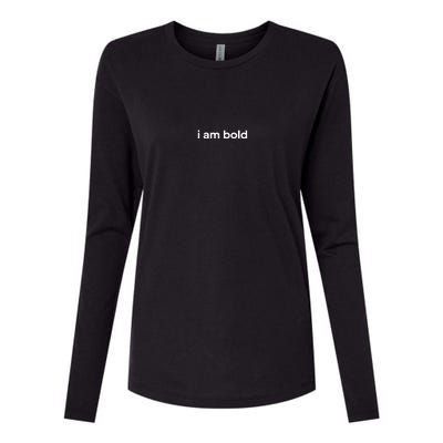 Selena Gomez I Am Bold Womens Cotton Relaxed Long Sleeve T-Shirt