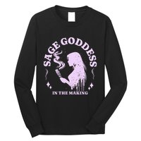 Sage Goddess In The Making Spiritual Energy Holistic Vibes Long Sleeve Shirt