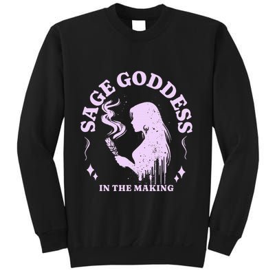 Sage Goddess In The Making Spiritual Energy Holistic Vibes Sweatshirt