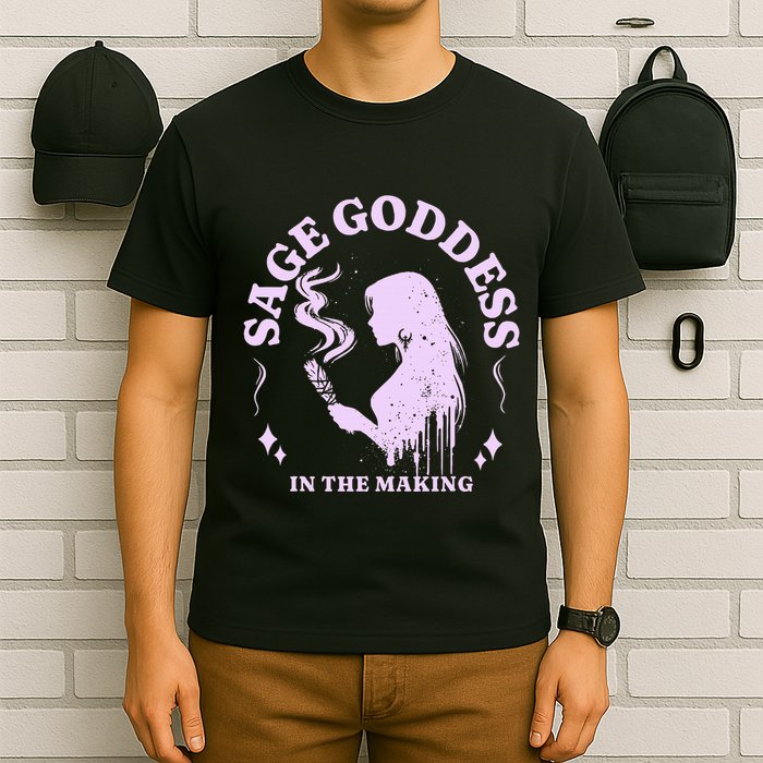 Sage Goddess In The Making Spiritual Energy Holistic Vibes T-Shirt