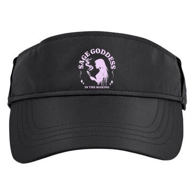 Sage Goddess In The Making Spiritual Energy Holistic Vibes Adult Drive Performance Visor