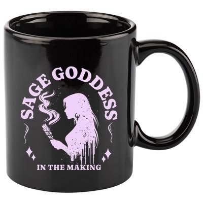 Sage Goddess In The Making Spiritual Energy Holistic Vibes 11oz C Handle Ceramic Mug