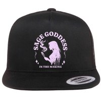 Sage Goddess In The Making Spiritual Energy Holistic Vibes Flatbill Hat