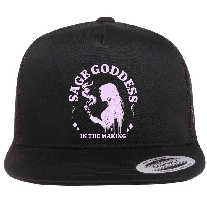 Sage Goddess In The Making Spiritual Energy Holistic Vibes Flatbill Hat