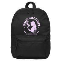Sage Goddess In The Making Spiritual Energy Holistic Vibes 16 in Basic Backpack