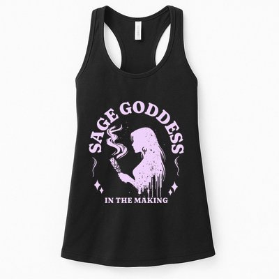 Sage Goddess In The Making Spiritual Energy Holistic Vibes Womens Tank Top