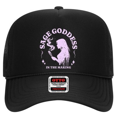 Sage Goddess In The Making Spiritual Energy Holistic Vibes Trucker Hat