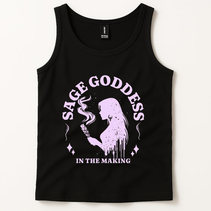 Sage Goddess In The Making Spiritual Energy Holistic Vibes Tank Top
