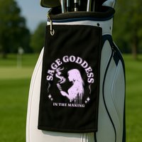 Sage Goddess In The Making Spiritual Energy Holistic Vibes Golf Towel