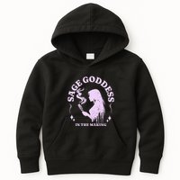 Sage Goddess In The Making Spiritual Energy Holistic Vibes Kids Hoodie