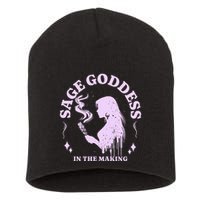 Sage Goddess In The Making Spiritual Energy Holistic Vibes Short Acrylic Beanie