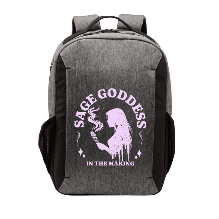 Sage Goddess In The Making Spiritual Energy Holistic Vibes Vector Backpack