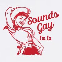 Sounds Gay IM In Retro Lgbt 80s Pride Cool Comfort Performance Bucket Hat