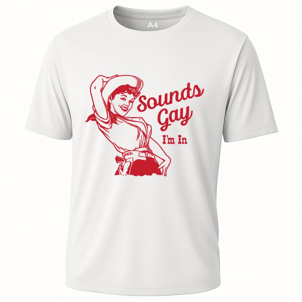 Sounds Gay IM In Retro Lgbt 80s Pride Performance Shirt