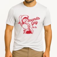 Sounds Gay IM In Retro Lgbt 80s Pride Cooling Performance Crew T-Shirt