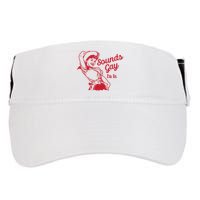 Sounds Gay IM In Retro Lgbt 80s Pride Adult Drive Performance Visor