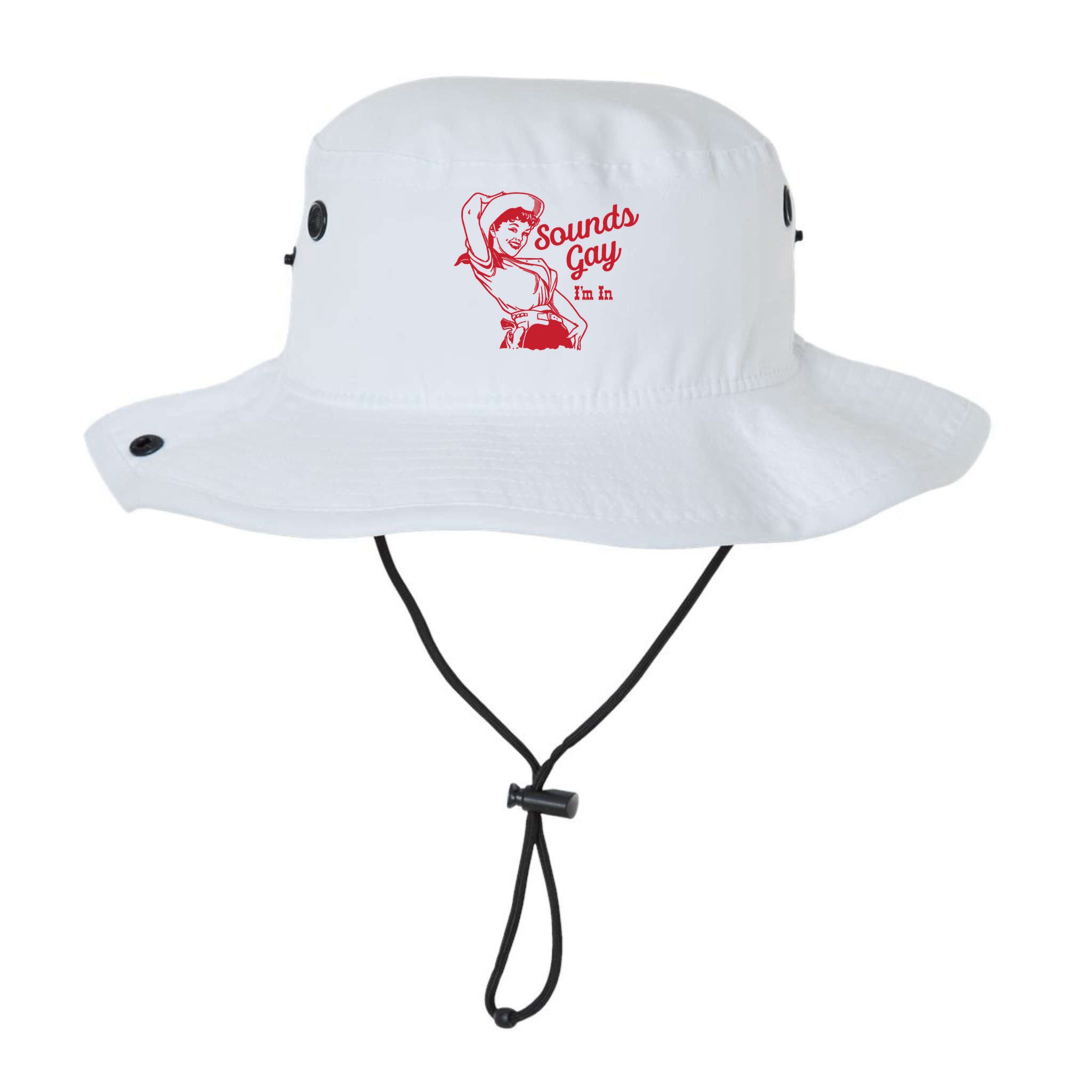 Sounds Gay IM In Retro Lgbt 80s Pride Bucket Hat