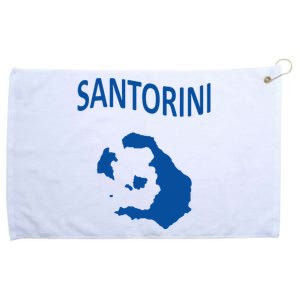 Santorini Greek Island Greece Mediterranean Travelers Travel Grommeted Golf Towel