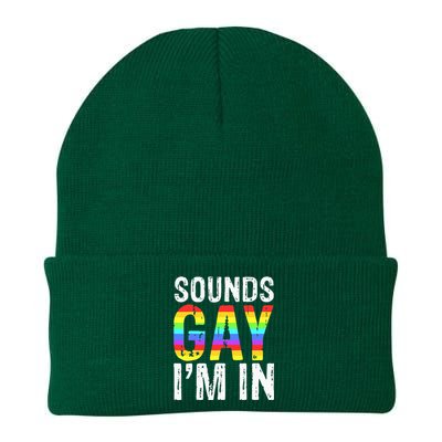 Sounds Gay I'm In LGBT Pride Gifts Knit Cap Winter Beanie