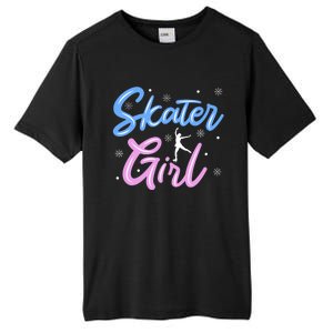 Skater Girl Ice Skating Tall Fusion ChromaSoft Performance T-Shirt