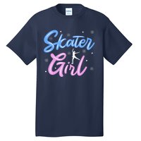 Skater Girl Ice Skating Tall T-Shirt