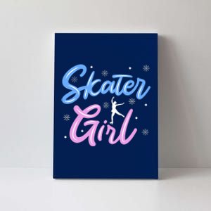 Skater Girl Ice Skating Canvas