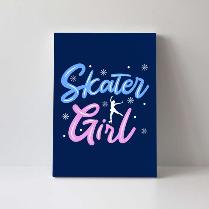 Skater Girl Ice Skating Canvas