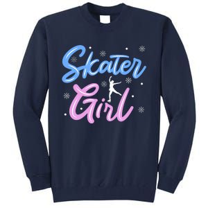 Skater Girl Ice Skating Tall Sweatshirt