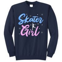 Skater Girl Ice Skating Tall Sweatshirt