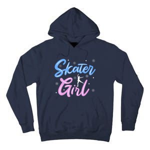 Skater Girl Ice Skating Tall Hoodie