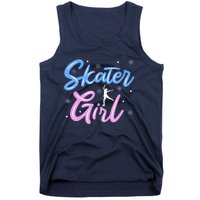 Skater Girl Ice Skating Tank Top