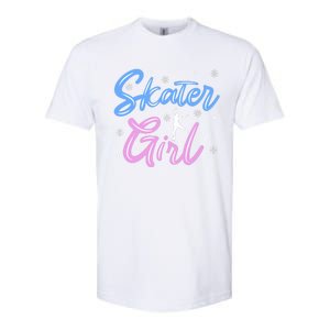 Skater Girl Ice Skating Softstyle CVC T-Shirt