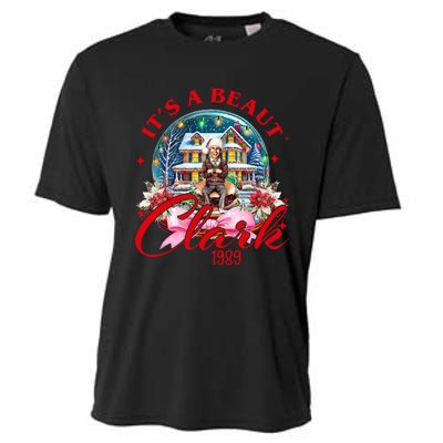 Snow Globe It’S A Beaut Clark 1989 Snow Globe Christmas Clark Griswold Cooling Performance Crew T-Shirt