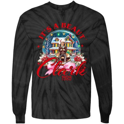 Snow Globe It’S A Beaut Clark 1989 Snow Globe Christmas Clark Griswold Tie-Dye Long Sleeve Shirt