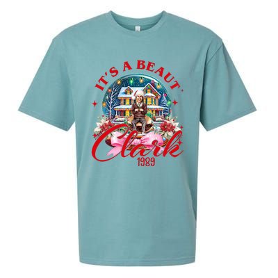 Snow Globe It’S A Beaut Clark 1989 Snow Globe Christmas Clark Griswold Sueded Cloud Jersey T-Shirt