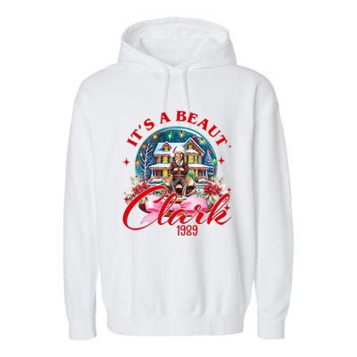 Snow Globe It’S A Beaut Clark 1989 Snow Globe Christmas Clark Griswold Garment-Dyed Fleece Hoodie