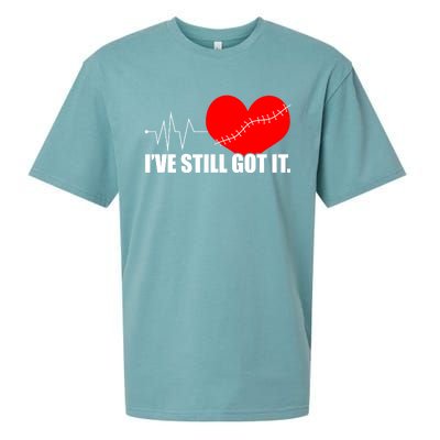 Still Got It Heartbeat Gift For Open Heart Bypass Surgery Meaningful Gift Sueded Cloud Jersey T-Shirt