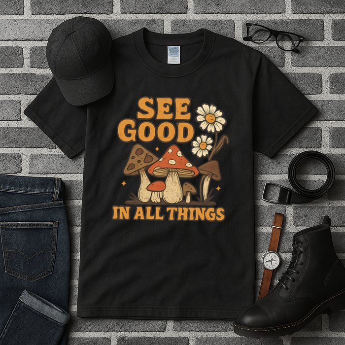 See Good in All Things Tall T-Shirt