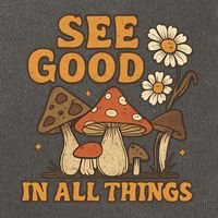 See Good in All Things Cotton Canvas Backpack