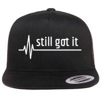 Still Got It Heartbeat Open Heart Bypass Surgery Cute Gift Flat Bill Trucker Hat