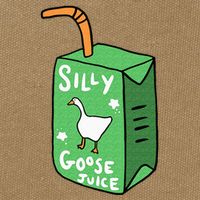 Silly Goose Juice Funny Goose Meme Bird Lover Cotton Canvas Backpack