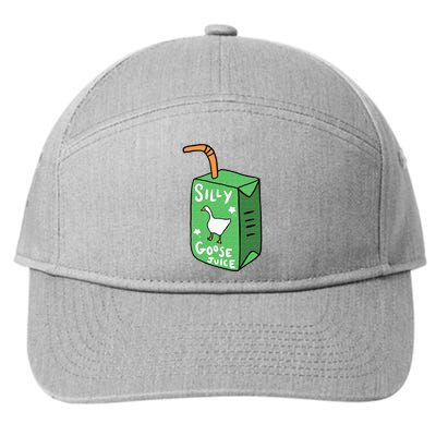 Silly Goose Juice Funny Goose Meme Bird Lover 7-Panel Snapback Hat