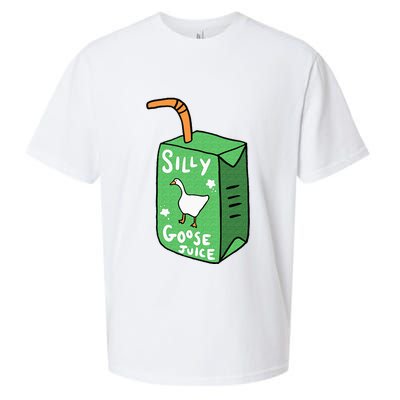 Silly Goose Juice Funny Goose Meme Bird Lover Sueded Cloud Jersey T-Shirt