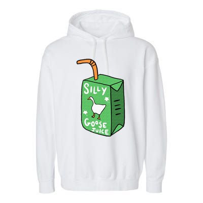 Silly Goose Juice Funny Goose Meme Bird Lover Garment-Dyed Fleece Hoodie