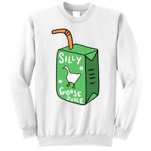 Silly Goose Juice Funny Goose Meme Bird Lover Sweatshirt