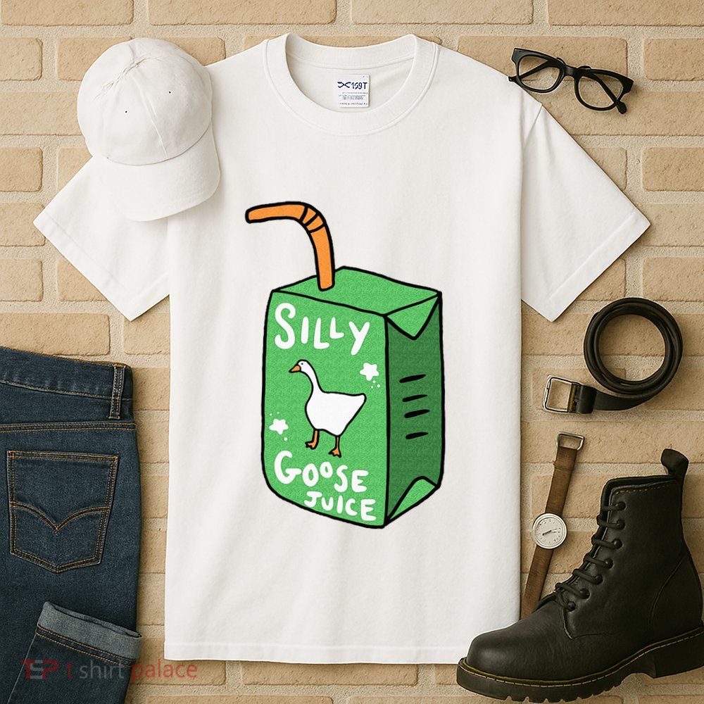 Silly Goose Juice Funny Goose Meme Bird Lover Tall T-Shirt