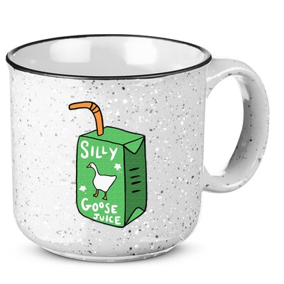 Silly Goose Juice Funny Goose Meme Bird Lover 15oz Campfire Ceramic Mug